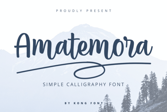 Amatemora Font: A Playful Handwritten Script for Real Branding