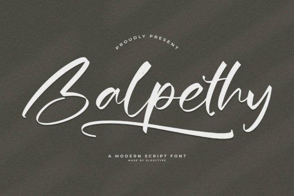 Balpethy – A Script Font That Elevates Branding and Design
