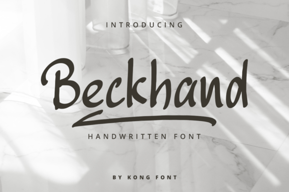 Beckhand: A Playful Handwritten Script Font for Digital Design