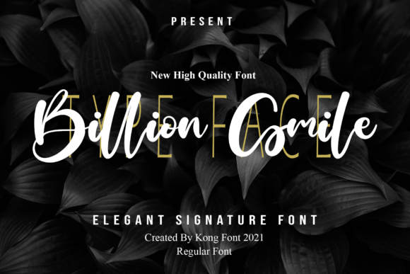 Billion Smile: A Playful Handwritten Script Font for Creative Projects