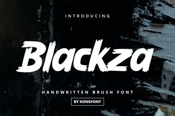 Blackza: A Playful Script Font for Creative Branding