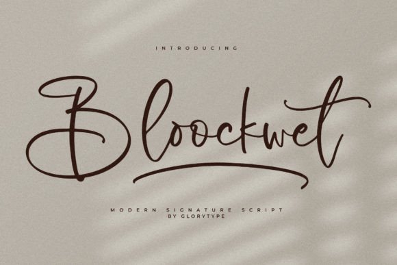 Bloockwet – A Font for Editorial Elegance