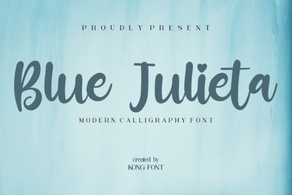 Blue Julieta: A Playful Handwritten Font for Small Business Branding