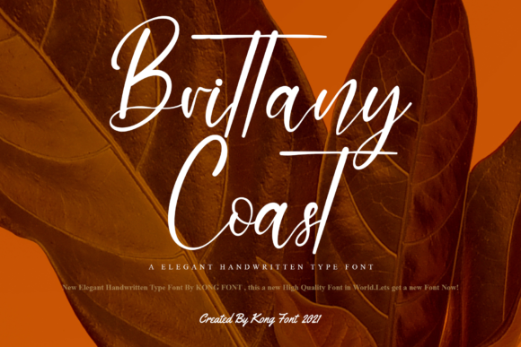 Brittany Coast Font: Playful Handwritten Script for Campaign Visuals