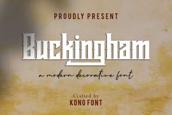Buckingham Handwritten Font for Small Business Branding
