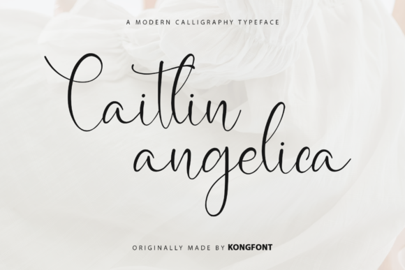 Caitlin Angelica Font: A Playful Elegant Script for Real Branding
