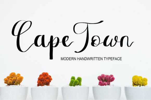 Cape Town Handwritten Script Font for Editorial Charm
