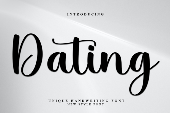 Dating: A Script Font for Creative Branding