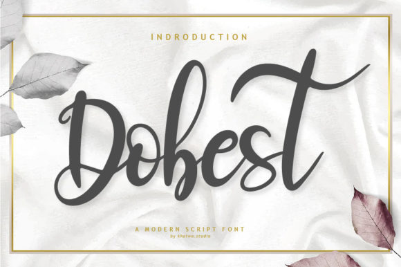 Dobest Script Font for Handmade Branding