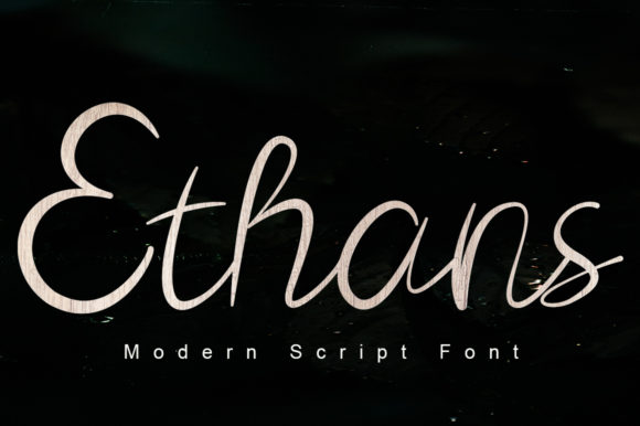 Ethans: A Romantic Script Handwritten Font for Timeless Design