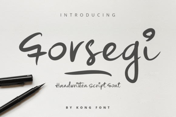 Forsegi: A Playful Handwritten Script Font for Makers