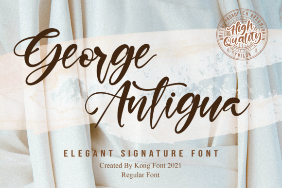 George Antigua Font: A Playful Handwritten Script for Real Branding