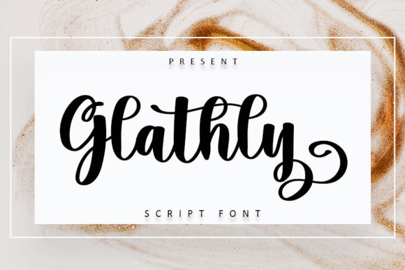 Glathly: A Luxury Script Font for Scroll-Stopping Brand Content