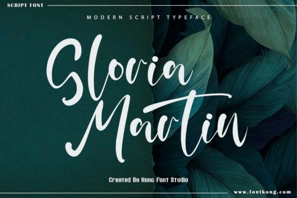 Gloria Martin: A Playful Script Font for Creative Crafters