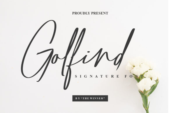 Golfind Script Font for Modern Web Design