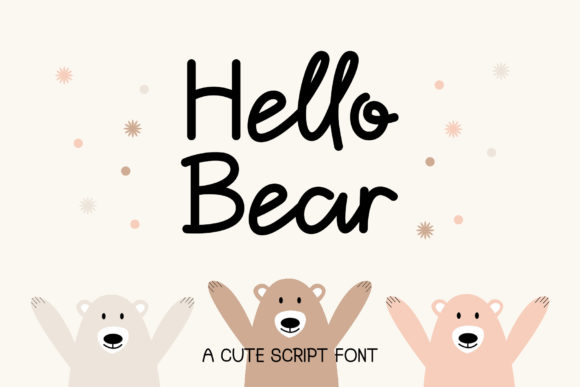 Hello Bear: A Delicate Script Handwritten Font for Digital Branding
