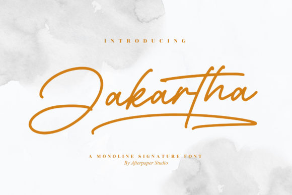 Jakartha: A Luxurious Script Handwritten Font for Elegant Design