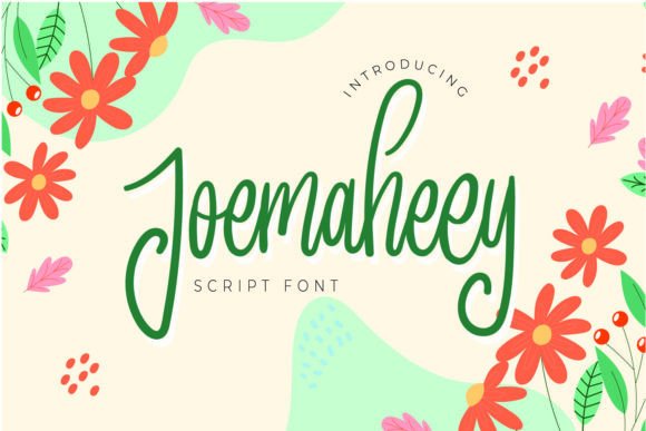 Joemaheey: A Playful Script Font for Editorial Design and Creative Publishing