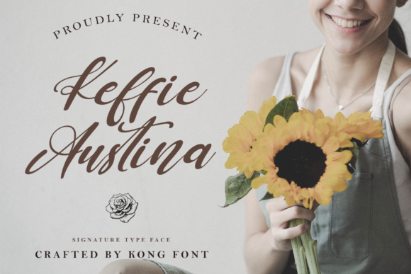 Keffie Austina: A Playful Handwritten Script Font for Editorial Design