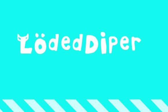 LodedDIper: A Delicate Script Font for Creative Designers
