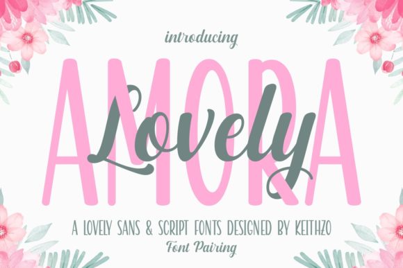 Lovely Amora: A Script Handwritten Font That Elevates Campaign Visuals