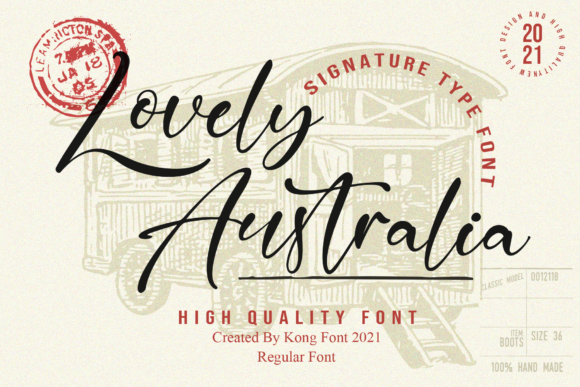 Lovely Australia: A Playful Script Font for Thoughtful Design