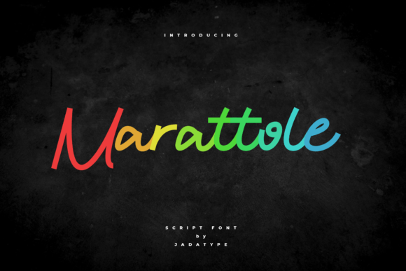 Marattole: Elegant Script Font for Small Business Branding