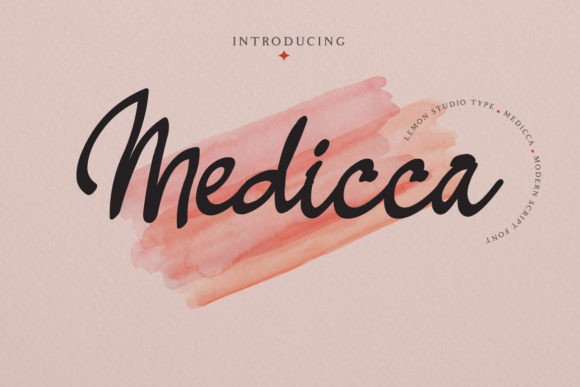 Medicca: A Modern Script Font for Authentic Branding
