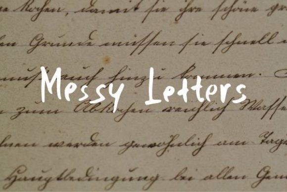 Messy Letters: A Playful Script Font for Creative Campaigns