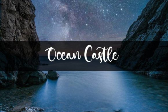 Ocean Castle: A Playful Script Font for Creative Branding