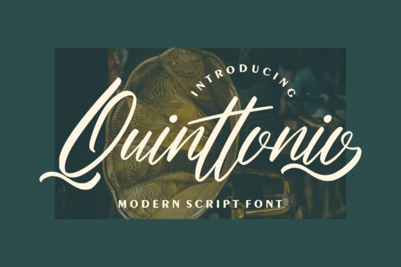 Quinttonio: A Delicate Script Font for Small Business Branding