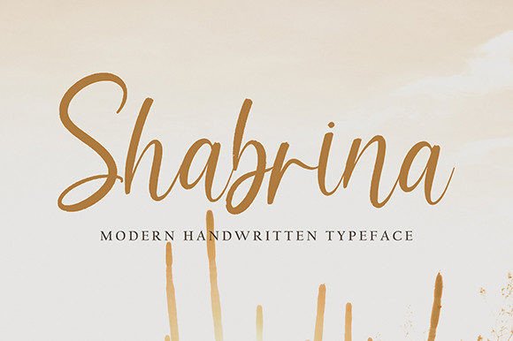 Shabrina: The Script Font for Creative Web Design and Brand Identity