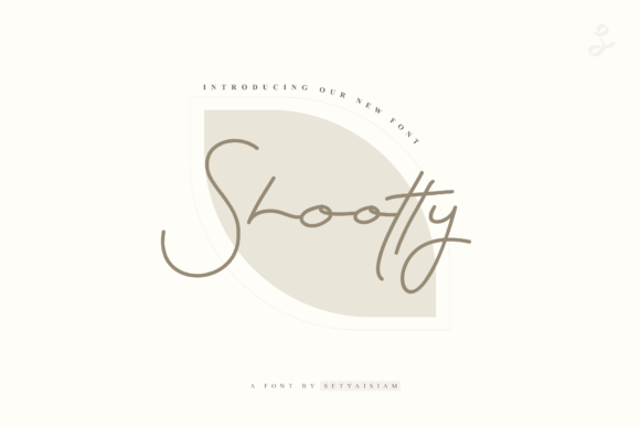 Shootty: A Thin Lettered Script Font for Digital Branding