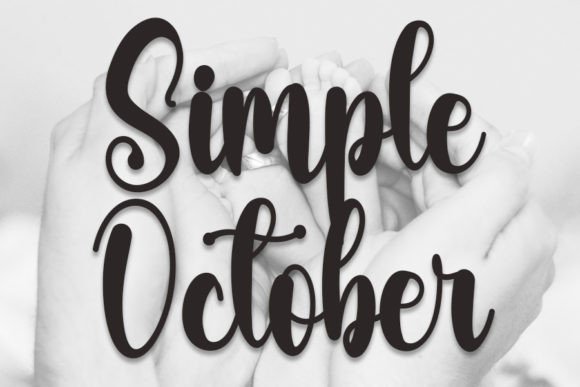 Simple October: A Font That Elevates Your Brand