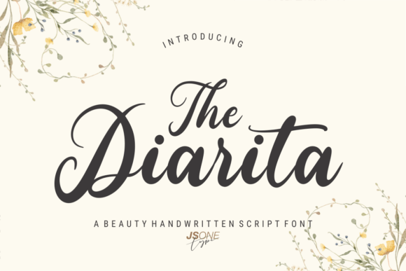 The Diarita: A Script Handwritten Font for Elegant Branding