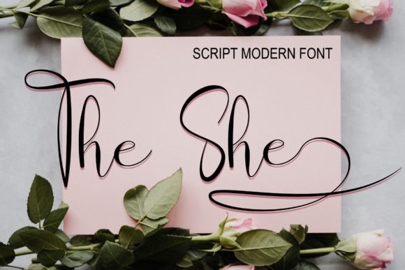 The She: A Script Font for Elegance and Versatility