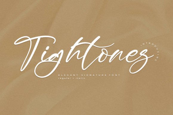 Tightones – The Script Font That Elevates Your Web Design