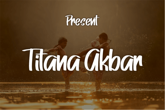 Titana Akbar: A Modern Script Font for Elegant Branding