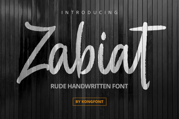 Zabiat: A Playful Handwritten Script Font for Thoughtful Design