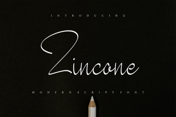 Zincone: A Script Font for Creative Campaigns