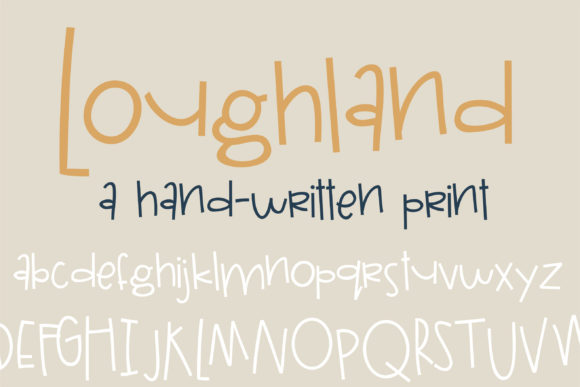 ZP Loughland: A Whimsical Script Font for Crafters and Designers